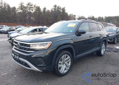 2021 Volkswagen Atlas 3.6L V6 Sel из США, поврежденный, VIN 1V2BR2CA9MC527908